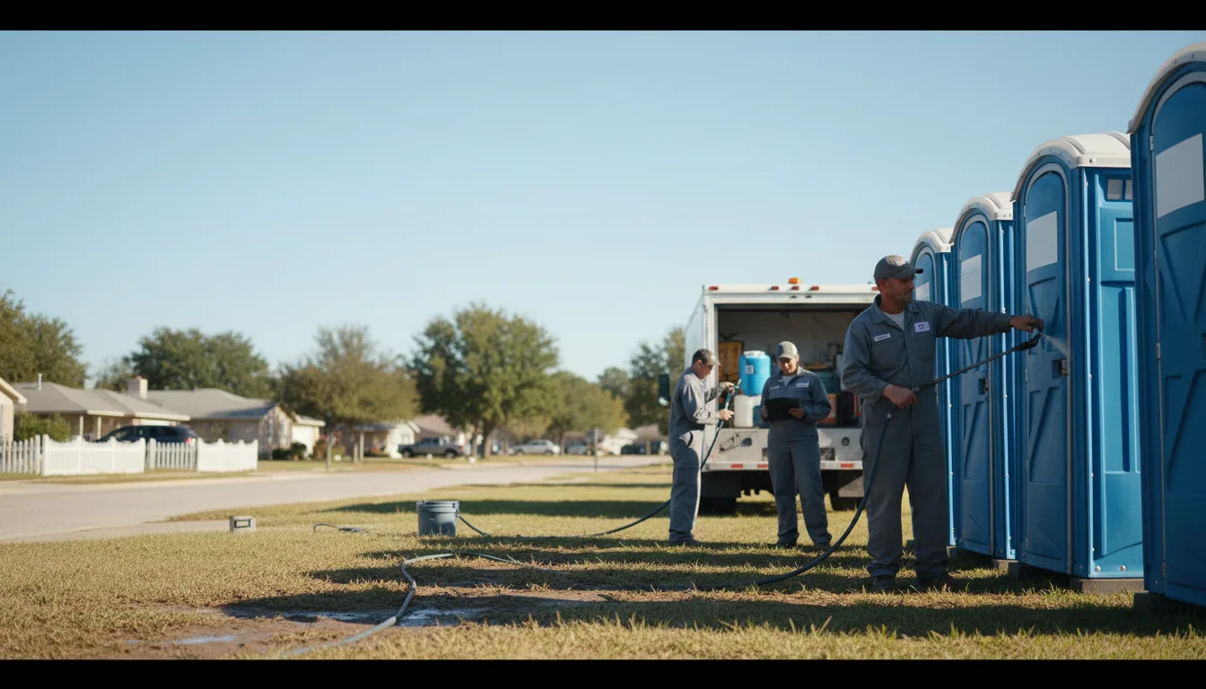 Long-Term Portable Toilet Rental in Sharon, OK near me